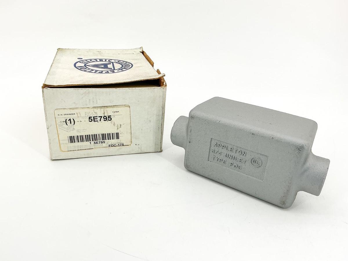 New Appleton FDC-175 1 Gang Outlet Enclosure 3/4" 5E795