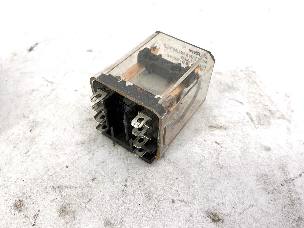 Used Lot of 2 Potter & Brumfield KUP-11A15-120 Relay 120V 50/60HZ 1/4HP 10A 240VAC