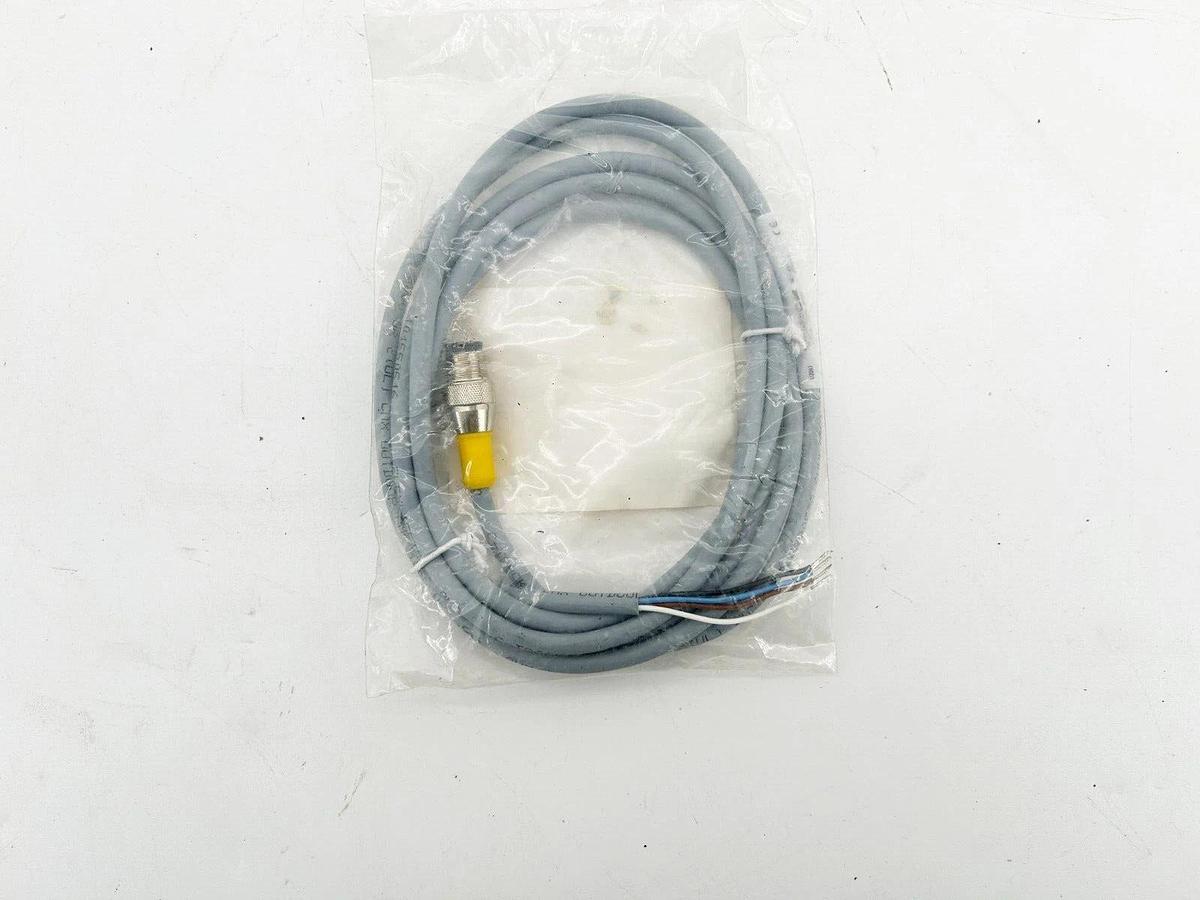 New Turck RS 4.4T-2 Single Ended Cordset M12 4Wire 2M Length U2097