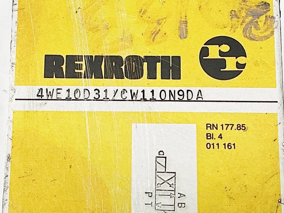 New Rexroth 4WE10D31/CW110N9DA Hydraulic Valve 90VA/550VA