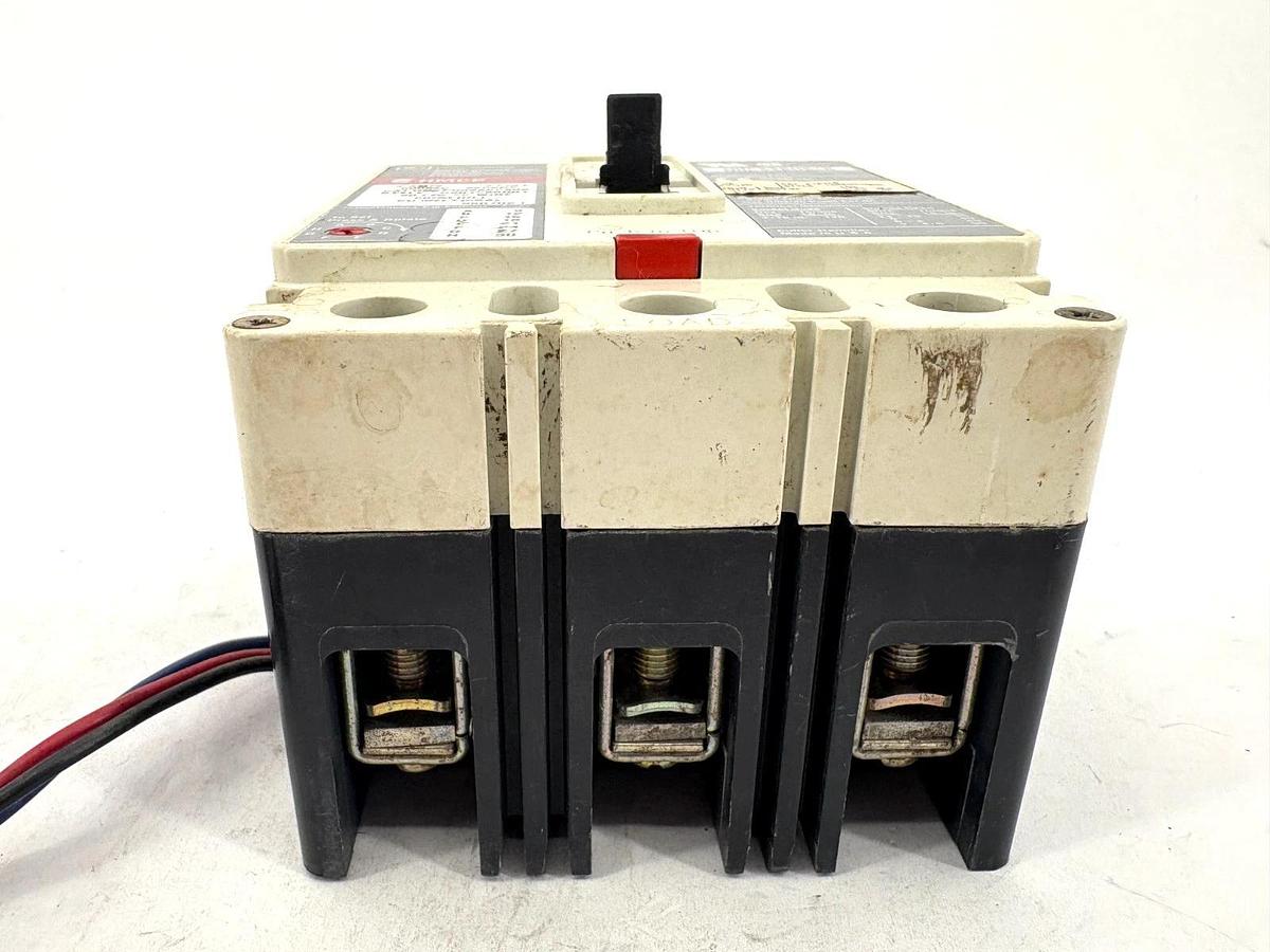Used Cutler-Hammer HMCP003A0CA02 3A Circuit Breaker w/ A1X1LB Aux. Switch 600VAC 3P