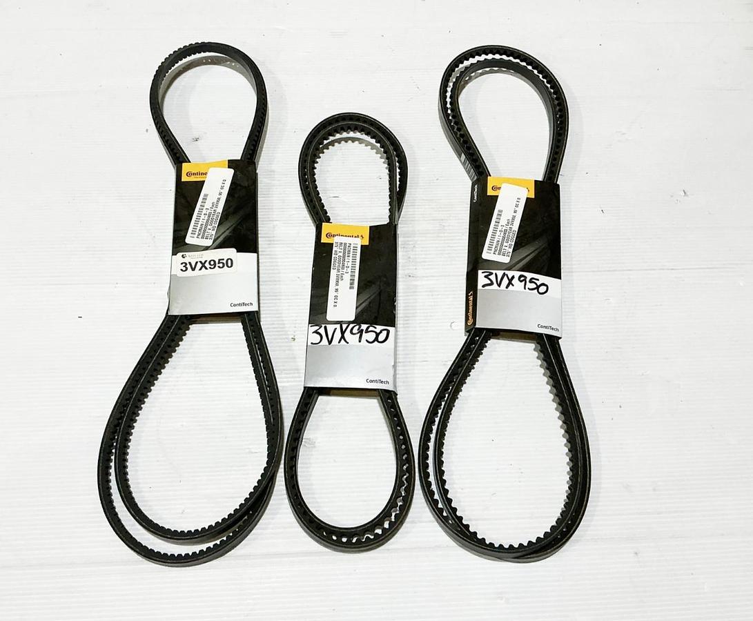 New Continental 3VX950 Cogged Belt 95" Length 3/8" Width - No Box