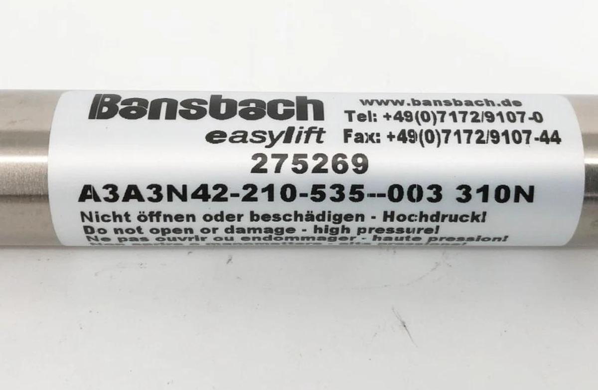 New Bansbach A3A3N42-210-535--003 310N Gas Spring 350N 275269 - No Box