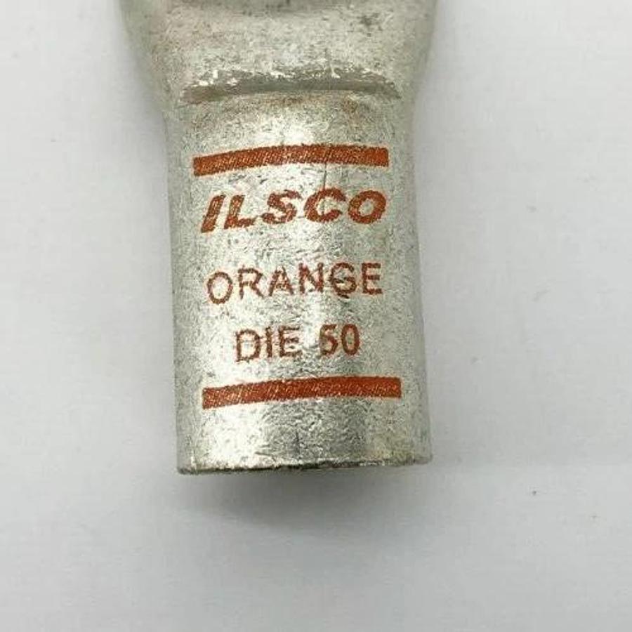 Lot of 3 New Ilsco CSWS-3/0-38 Compression Lugs 3/0AWG Orange Die 50