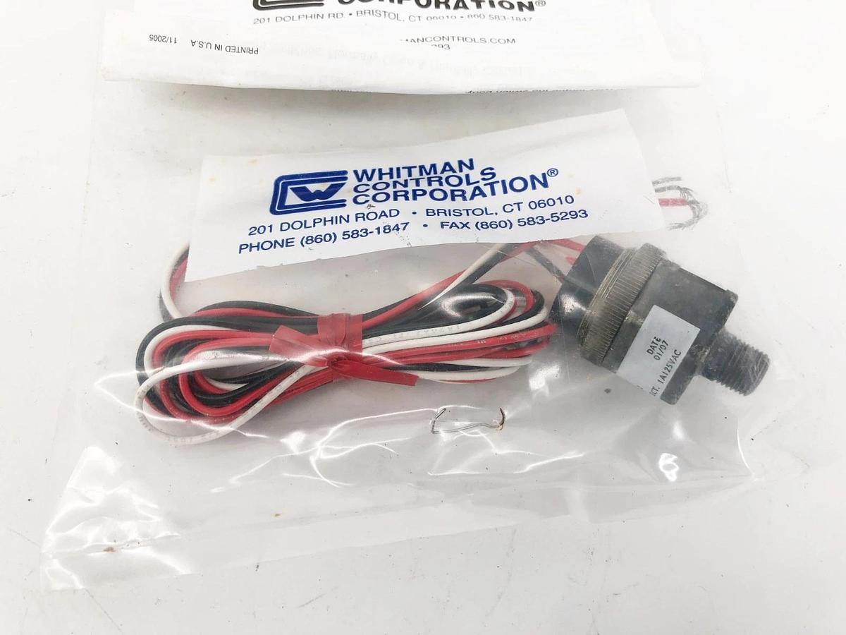 New Whitman Controls P119G-5H-F12L50 Pressure Switch 1/8" 50psi 125VAC