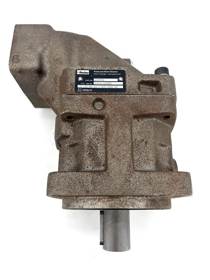 New Parker F12-060-MS-SV-T-000-0000-00 Bent Axis Hydraulic Motor - No Box