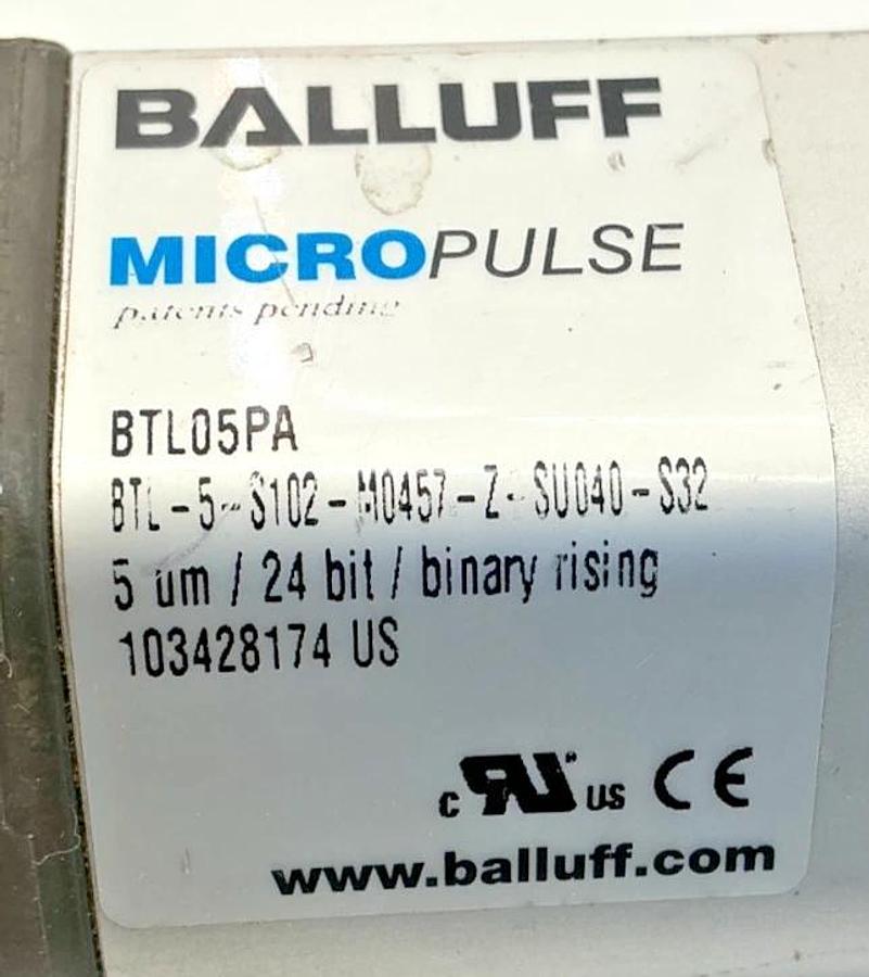 New Balluff BTL-5-S102-M0457-Z-SU040-S32 Linear Transducer BTL05PA 8-Pin -No Box