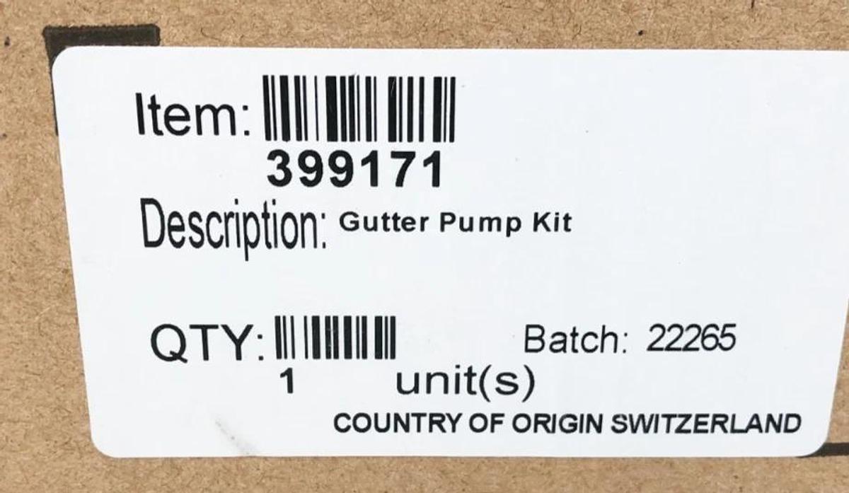 New Videojet 399171 Gutter Pump Kit 24VDC KNF PL14772-NF 60