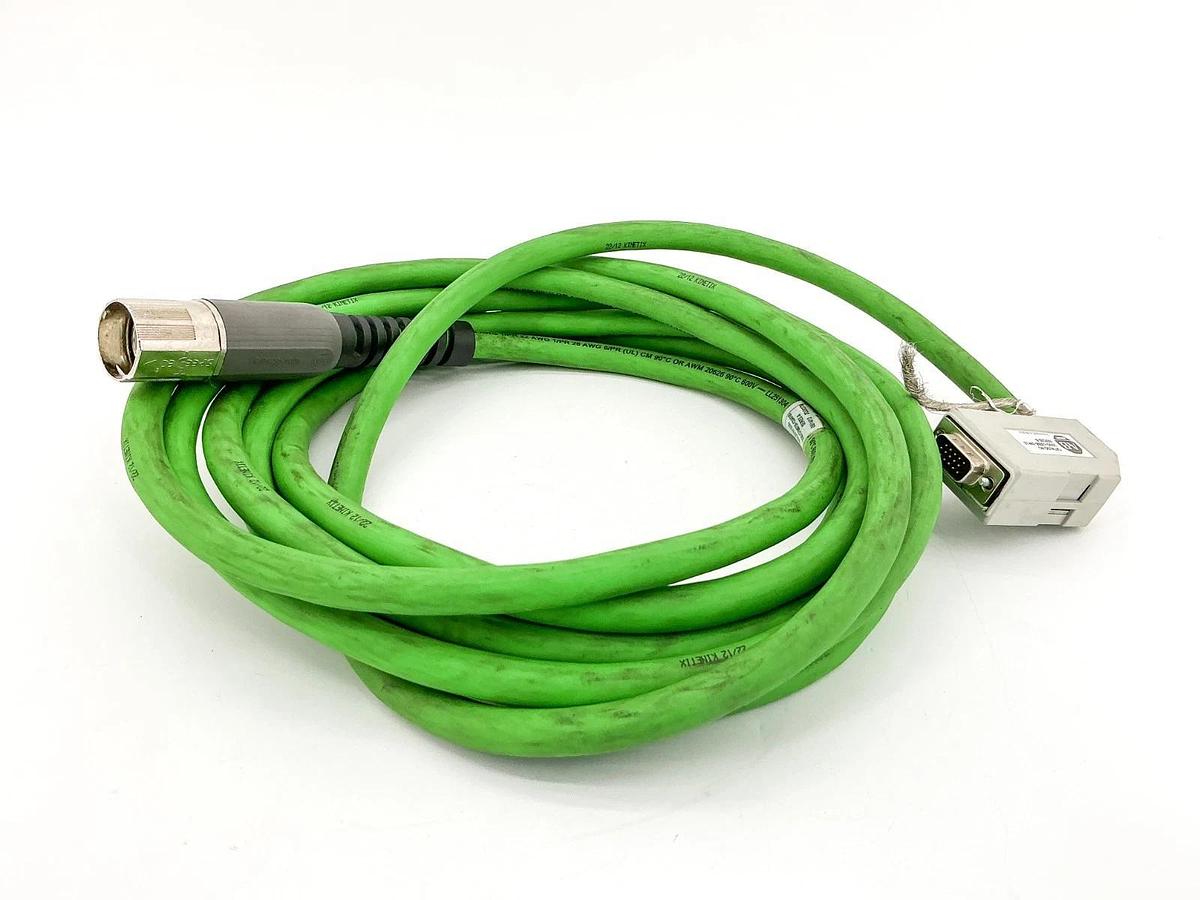 Used Allen Bradley 2090-CFBM7DF-CDAF05 Power Feedback Cable 600V W /2090-UXBB-DM15