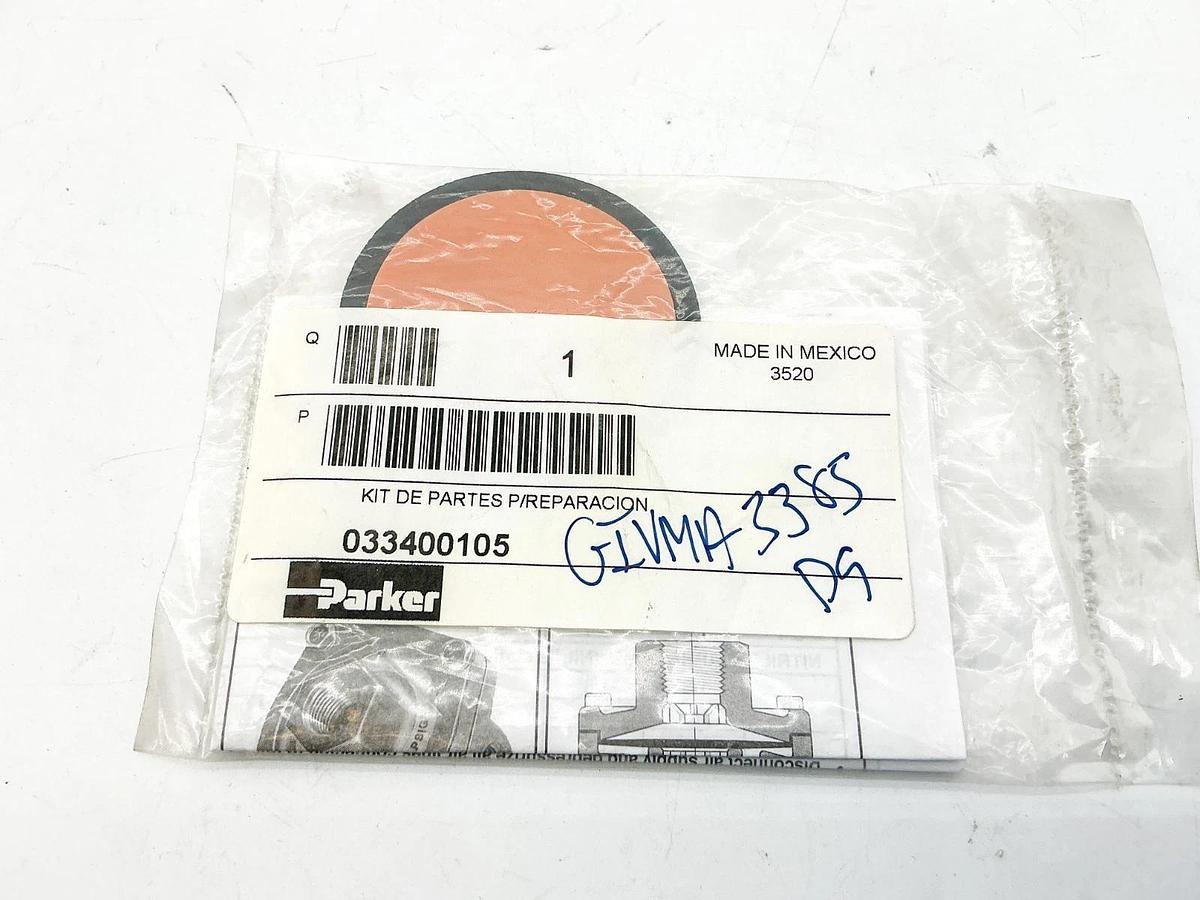 New Parker 033400105 Diaphragm and Gasket Repair Kit