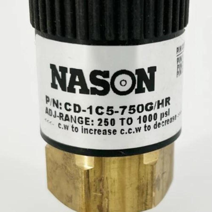 New Nason CD-1C5-750G/HR Adjustable High Pressure Switch 250-1000psi - No Box