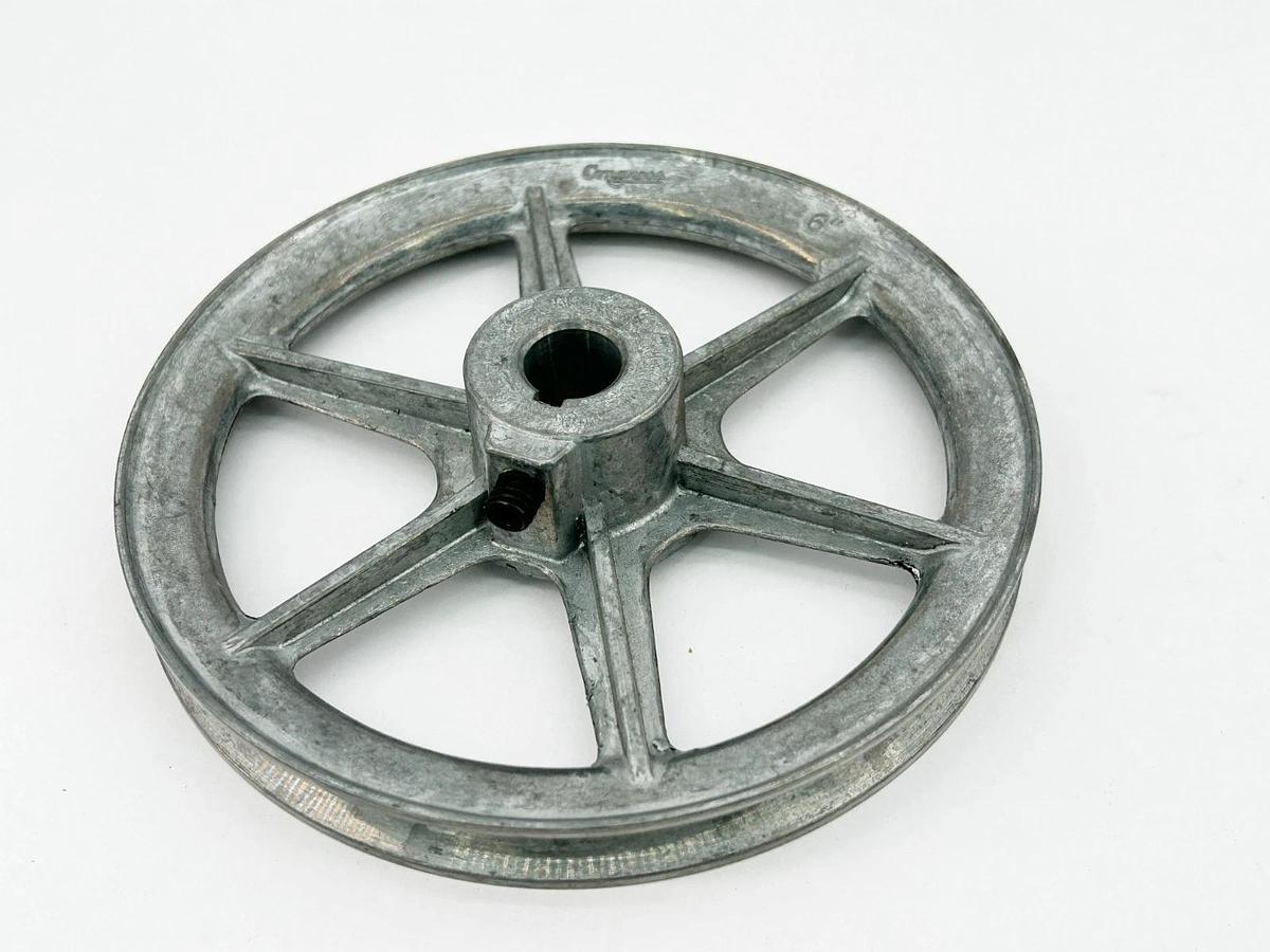 New Congress Drives 6A x 5/8"  V-Belt Pulley W/Key Way 3X919