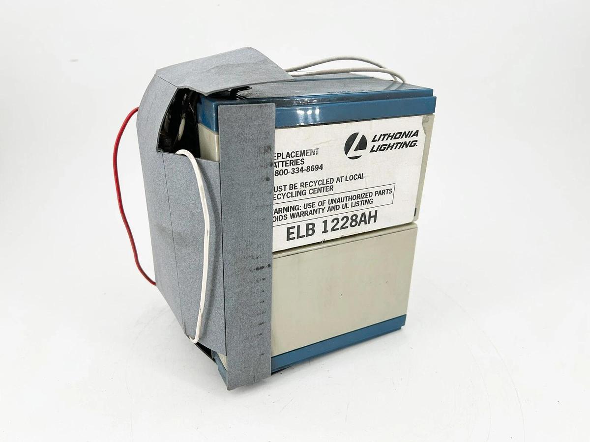 New Lithonia Light ELB1228AH Sealed Rechargeable Battery 12V 28A