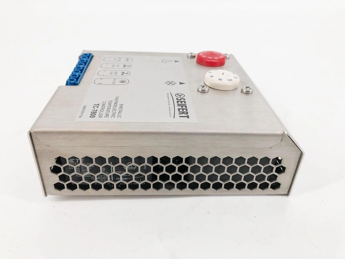 New Seifert TC-7800 Bimetallic Temperature Controller 24VDC 20A 7800001