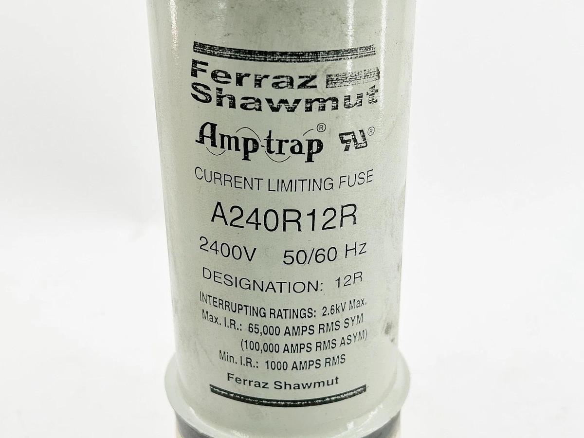 New Ferraz Shawmut A240R12R Current Limiting Fuse 2400V 2400V 50/60Hz