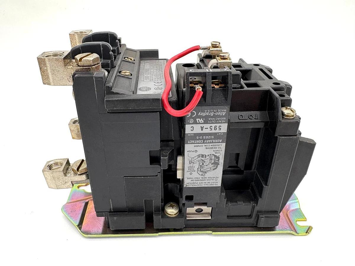 New Allen Bradley 500-COD920 Ser. B AC Contactor NEMA Size 2 110/120V Coil 2P