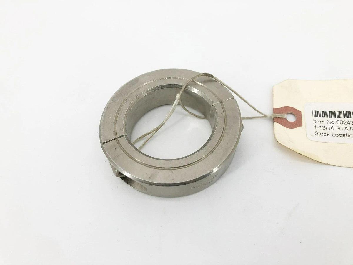 New Ruland SP-29-SS Two-Piece Split Clamp Collar Stainless Steel 1-13/16" ID