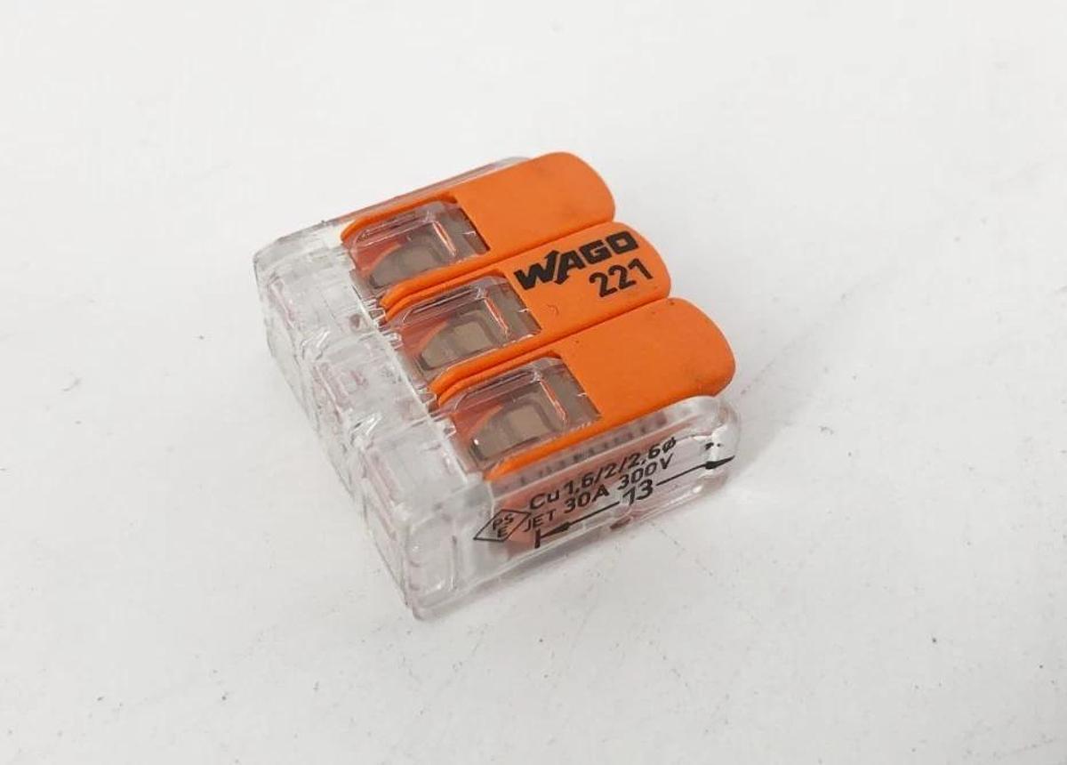 Box of 30 New Wago 221-613 Lever-Nuts Conductor Compact Wire Connectors 10AWG