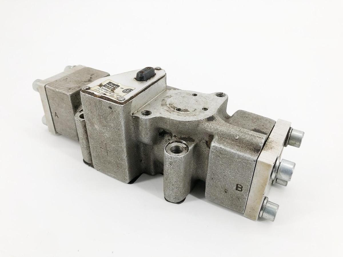 Used Parker Schrader Bellows L5455910253 Solenoid Valve 120/110V 60/50Hz 12W