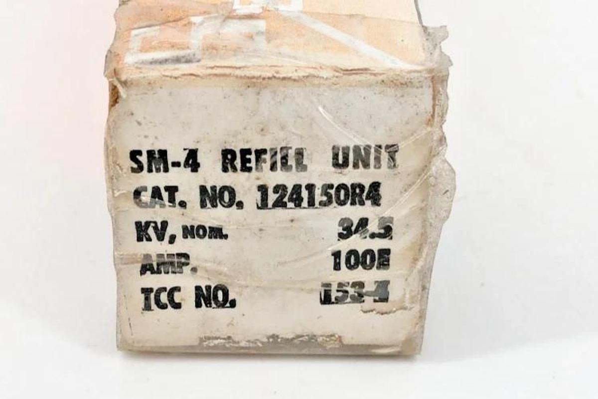New S&C 124150R4 SM-4 Fuse Refill 34.5 kV 100E Amps