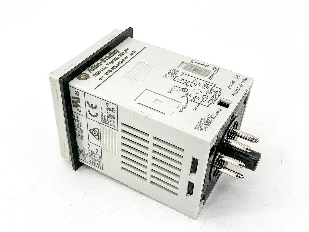 New Allen Bradley 700-HX86SA17 Digital Timing Relay 100-240VAC Ser.D - No Box