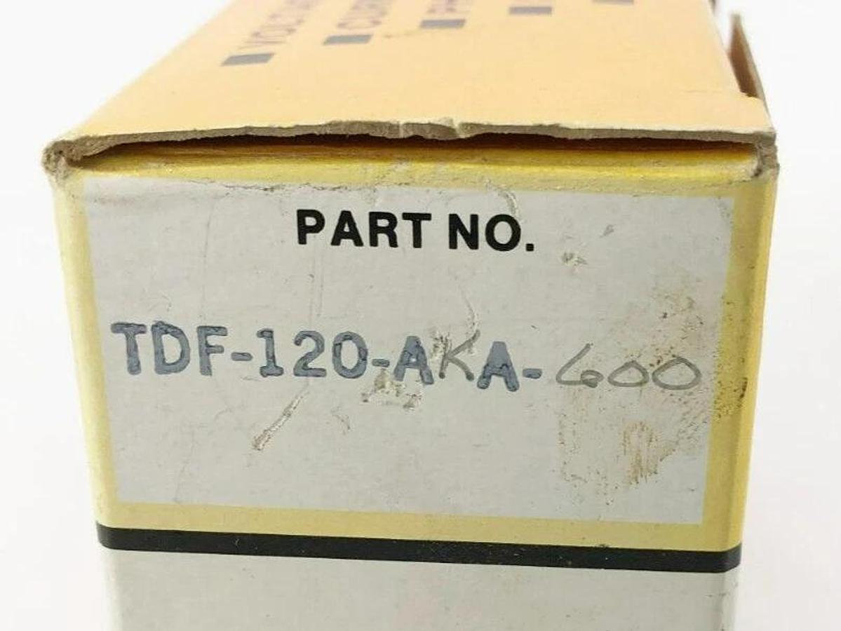 New Diversified Electronics TDF-120-AKA-600 Time Delay Relay 120VAC/DC