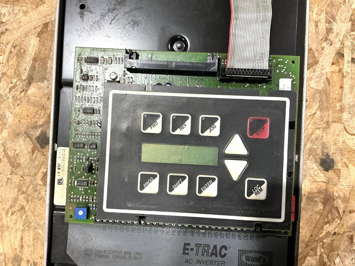 Used Woods WFC4010-0C AC Inverter Drive 3PH 15.4A 460VAC FOR PARTS ONLY