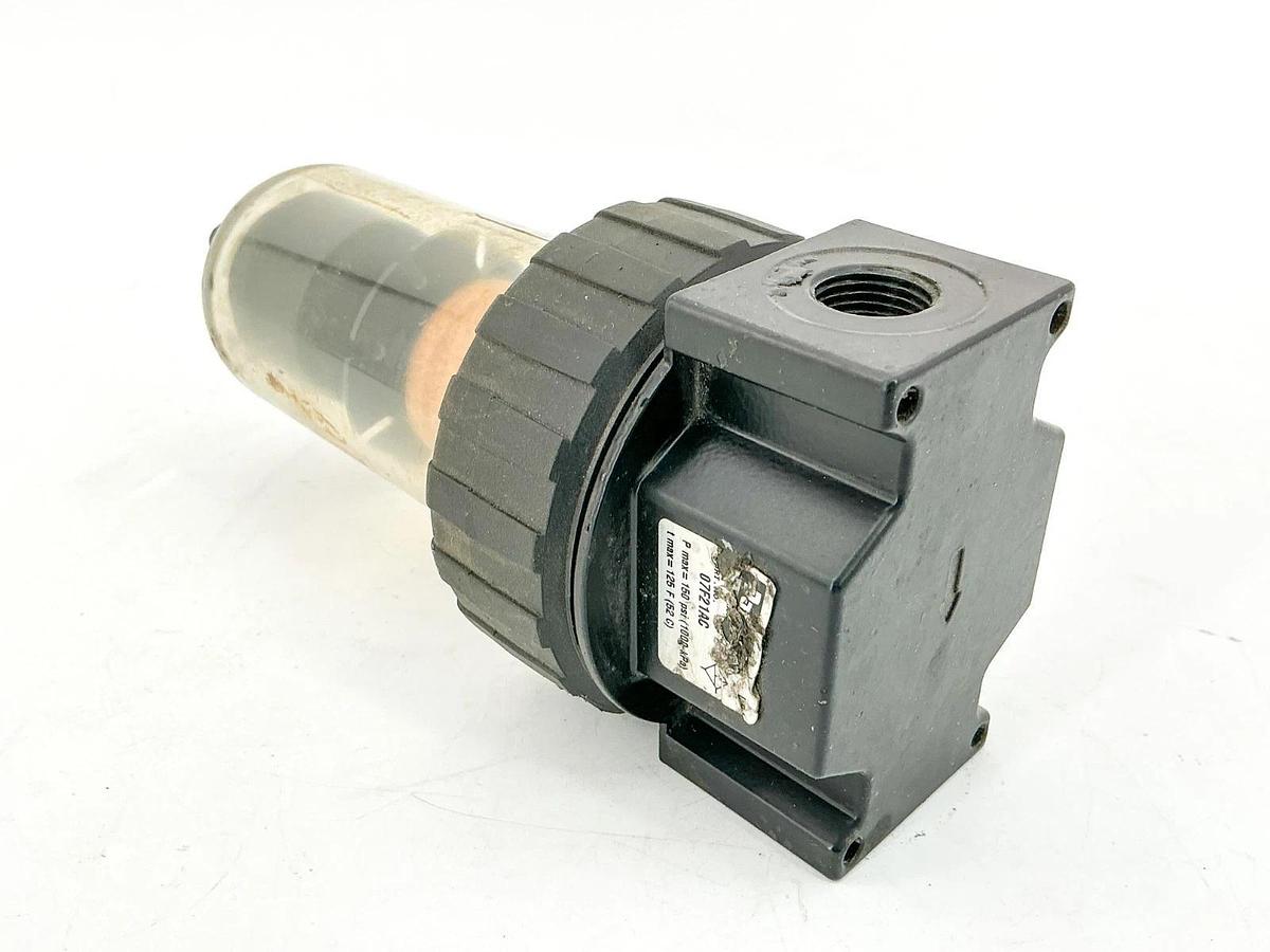 Used Parker 07F21AC Pneumatic Lubricator 150PSI 1000kPa