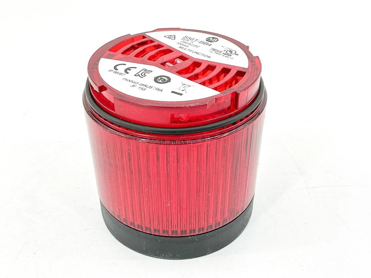 New Allen Bradley 856T-BB4 LED Multifunction 70mm Light Stack Red 24V Ser.A