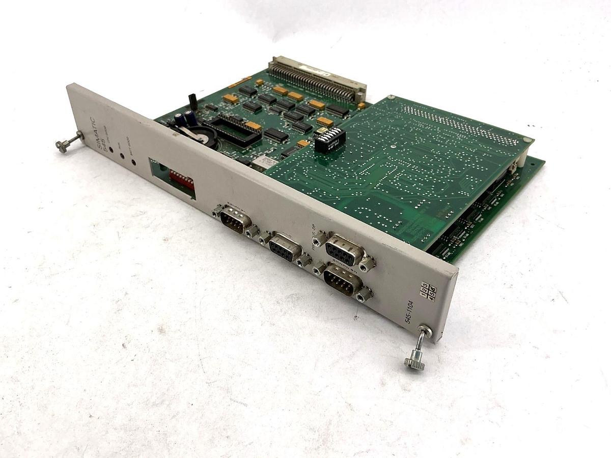 Used Siemens 545-1104 Processor Module 4-Port Simatic 545 5451104