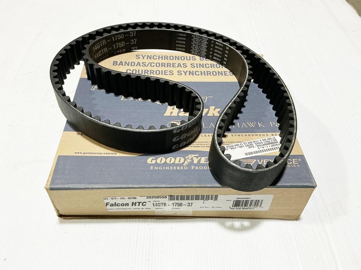 New Goodyear 14GTR-1750-37 Synchronous Belt 14MM Pitch 125T 1750MM 37MM Width