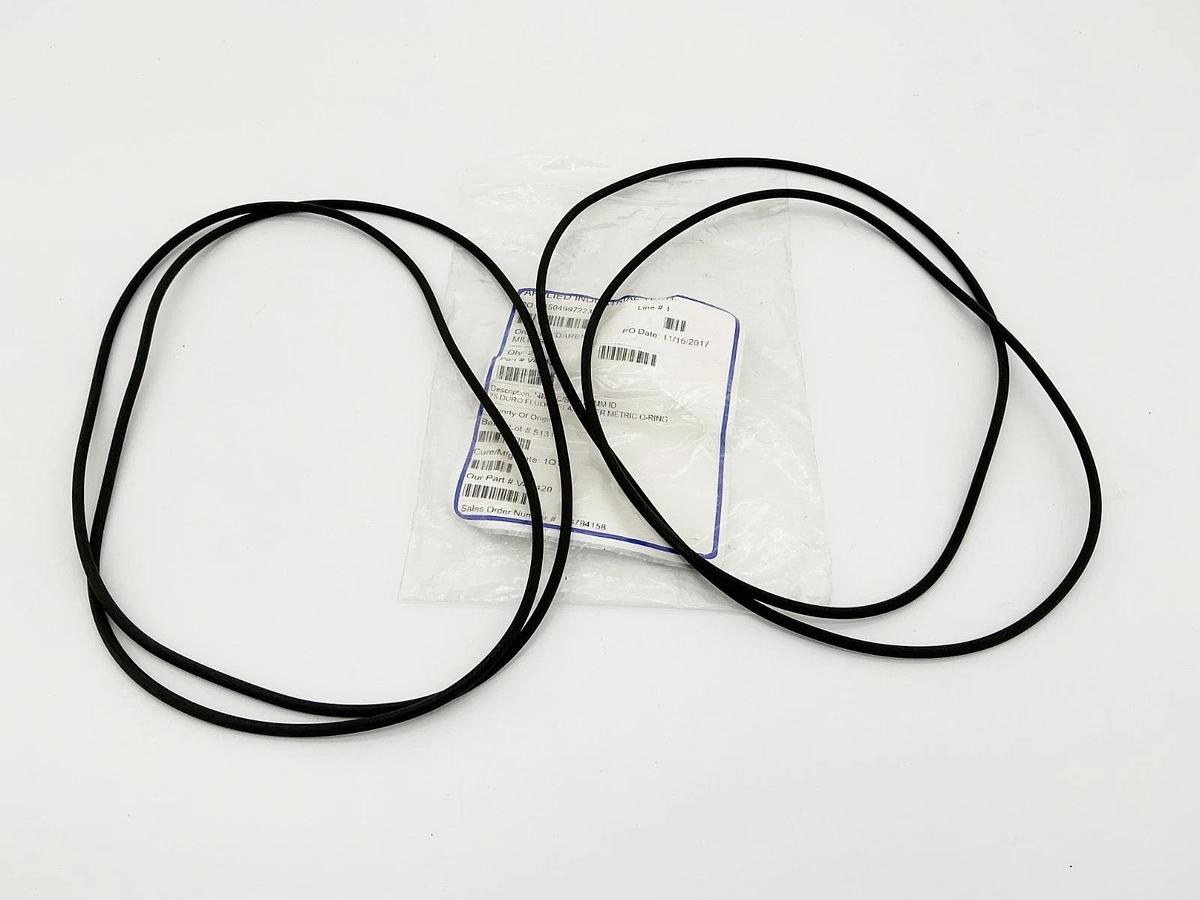 New Lot of 2 Applied Industrial Tech V4X420 O-Rings 4MM C/S 420MM ID 75