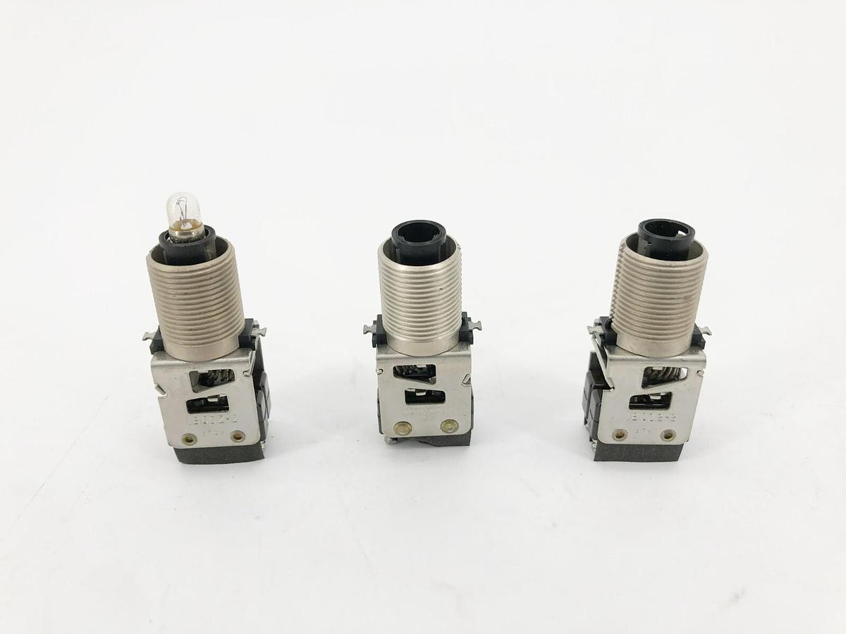 Used Lot of 3 Honeywell Mircroswitch 1B002-2 Indicator Lights