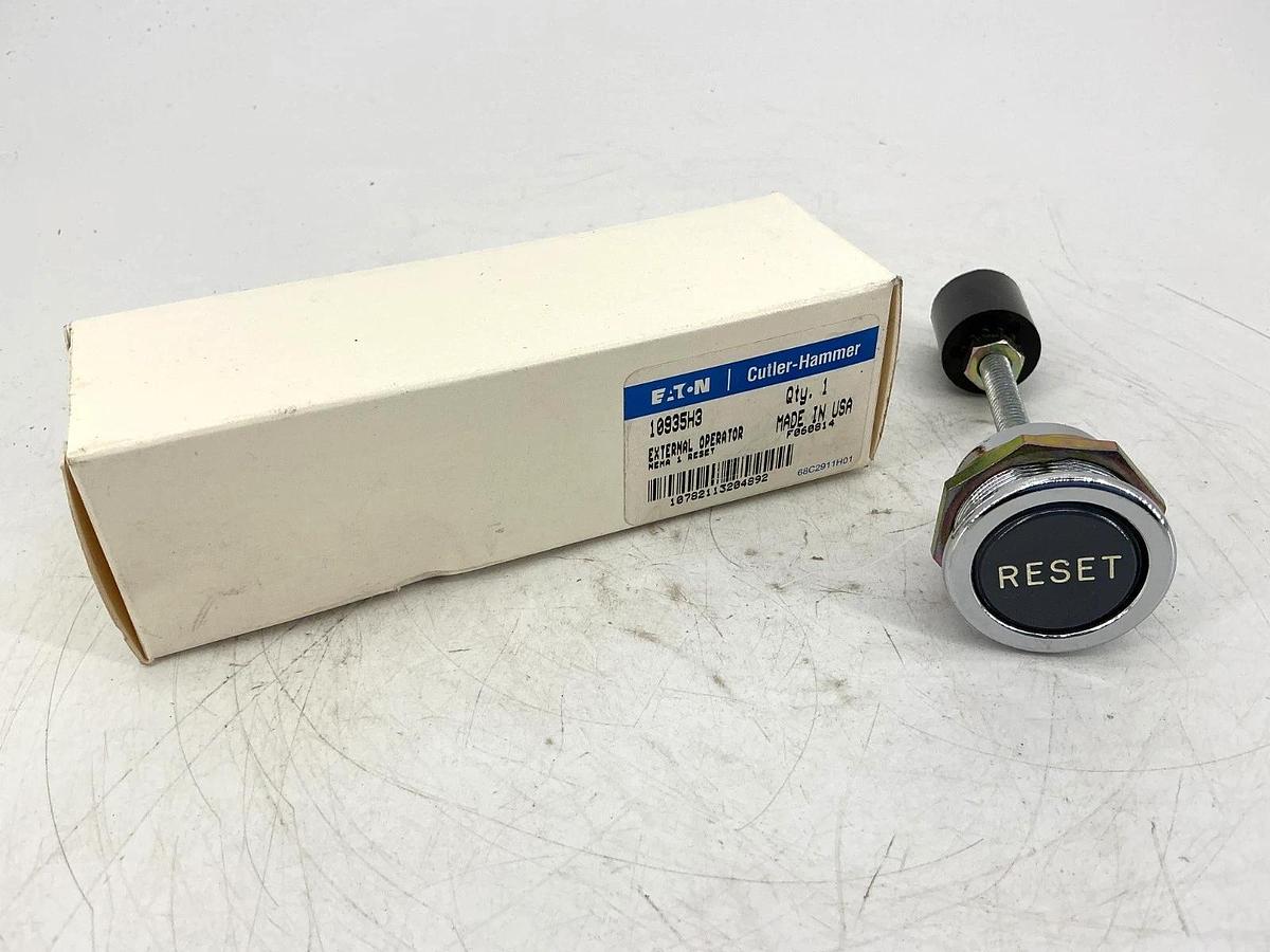 New Eaton Cutler-Hammer 10935H3 External Operator Nema 1 Reset Pushbutton