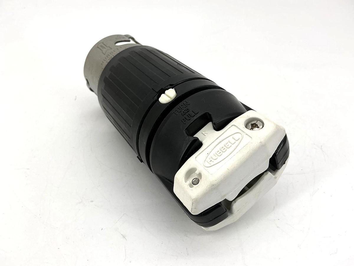 New Hubbell CS8464C Connector Twist-Lock w/ Nylon Housing 3Pin 50A 480V CS-8165C