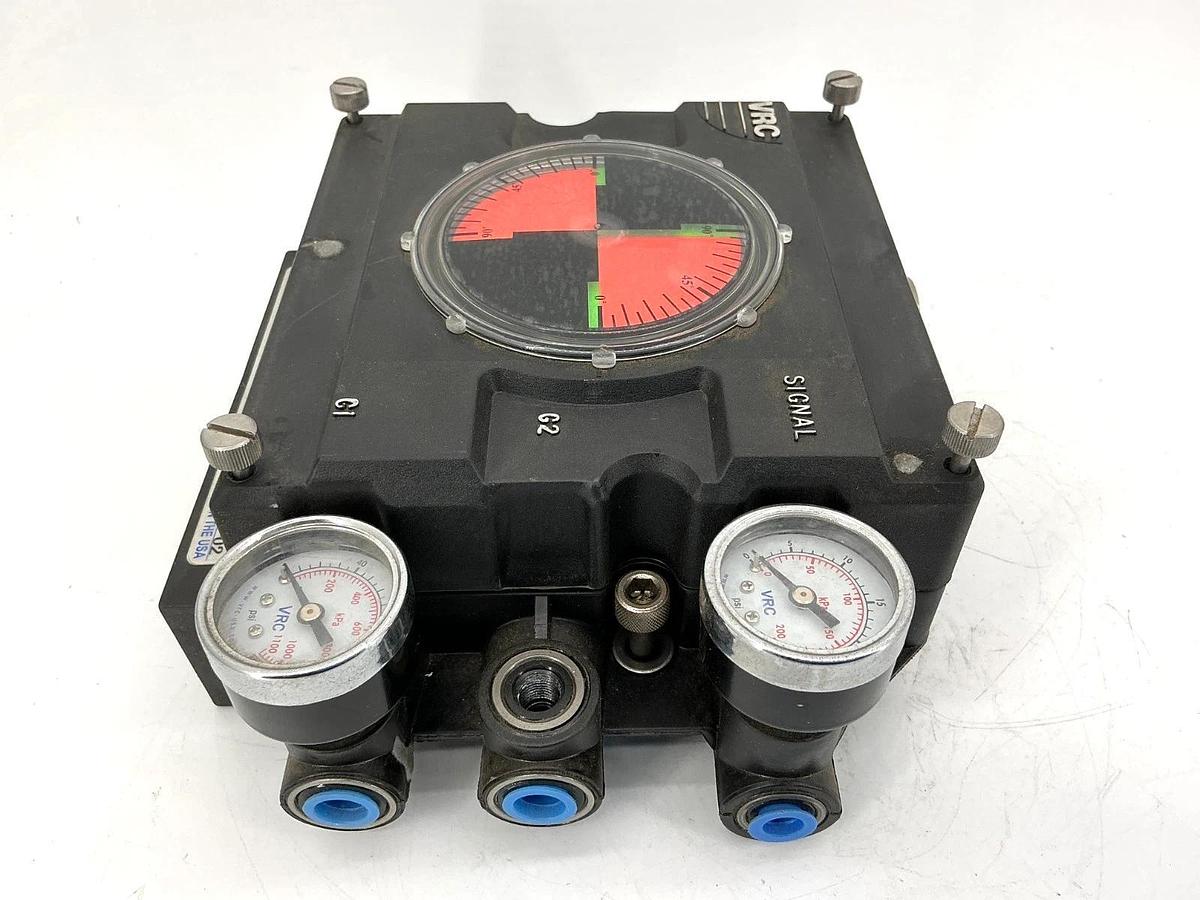 Used VRC VP700G Pneumatic Positioner Flat 90 Degree Indicator 30-150PSI VP700-G