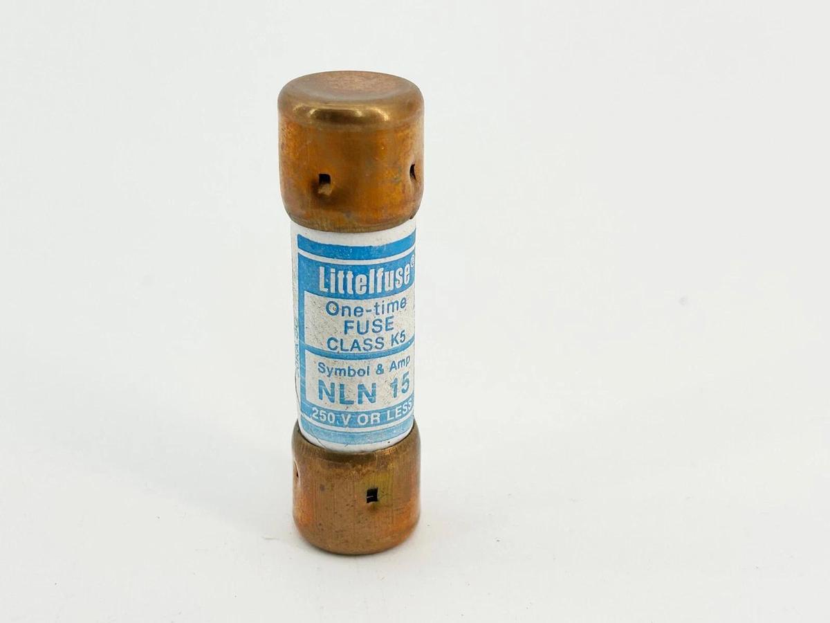 New Lot of 3 Littelfuse NLN-30 One Time Dual Element Fuse 30A 250V - No Box