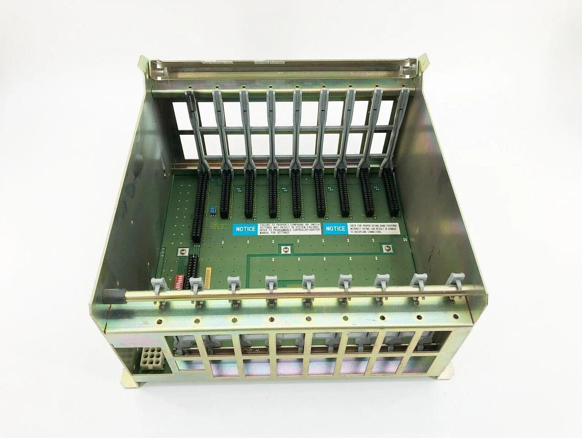 Used Allen Bradley 1771-A2B Ser. B 8-Slot I/O Chassis Rev. K01 96815107