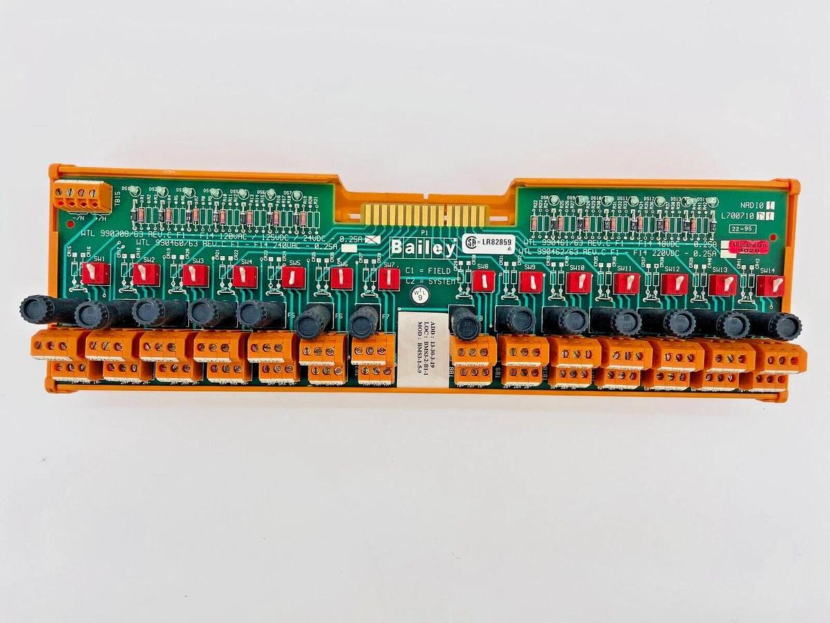 Used ABB Bailey NRDI01 Termination Module L700710D1 WTL 990461/63