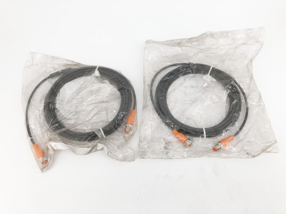 Lot of 2 New IFM EVC014 Cables 250VAC 350VDC VDOGH040MSS0005H04STGH040MS