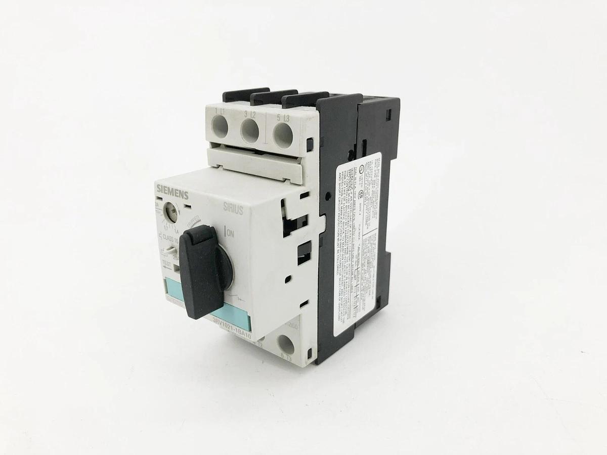 Used Siemens 3RV1021-1BA10 Circuit Breaker 600V 3 Pole 3PH