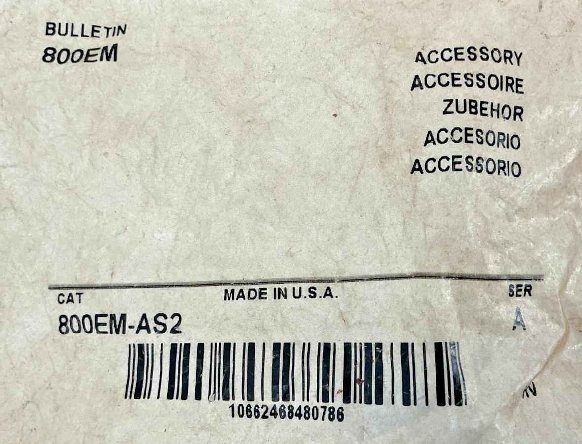 Lot of 5 New Allen Bradley 800EM-AS2 Replacement Knob Accessory Black