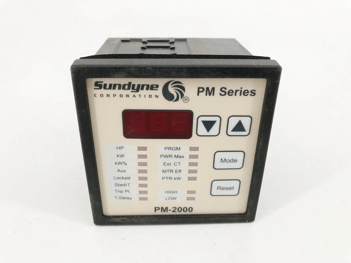 New Sundyne PM-2000 Power Monitor 10VDC 100-500Hz 4-20 mA