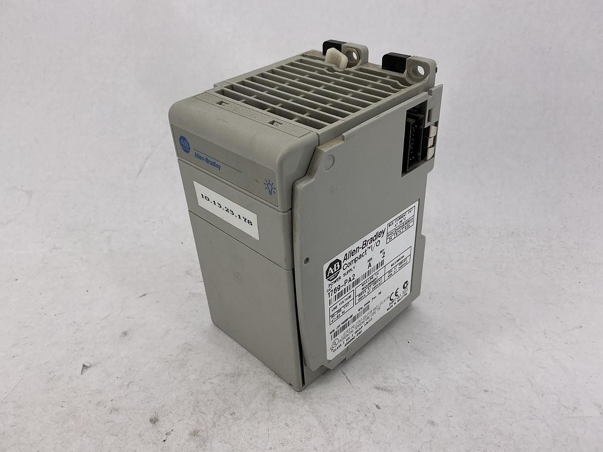 Used Allen Bradley 1769-PA2 Ser A Rev 2 Compact I/O Power Supply 120/240VAC Input