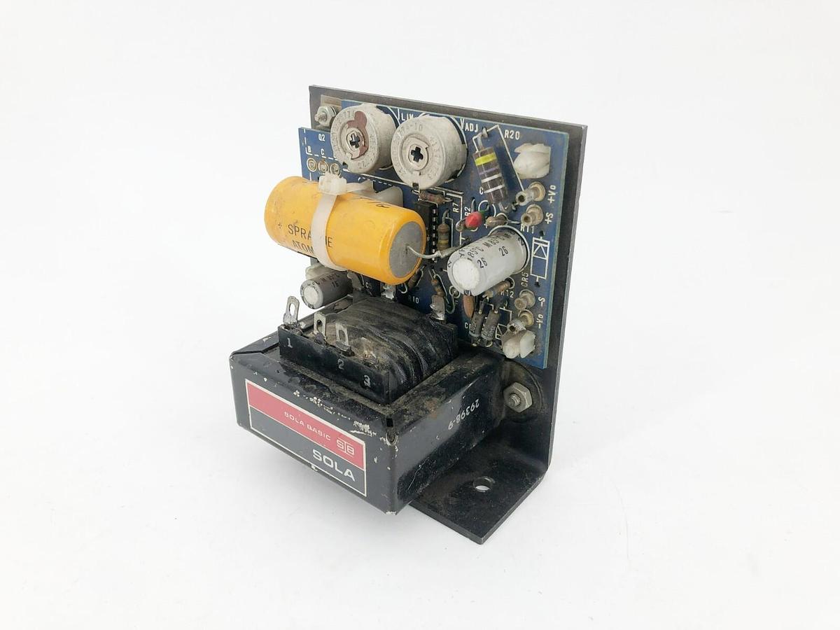 Used Sola Electric 81-12-215-01 Power Supply 115VAC 47-420HZ 0.50A 12-15VDC