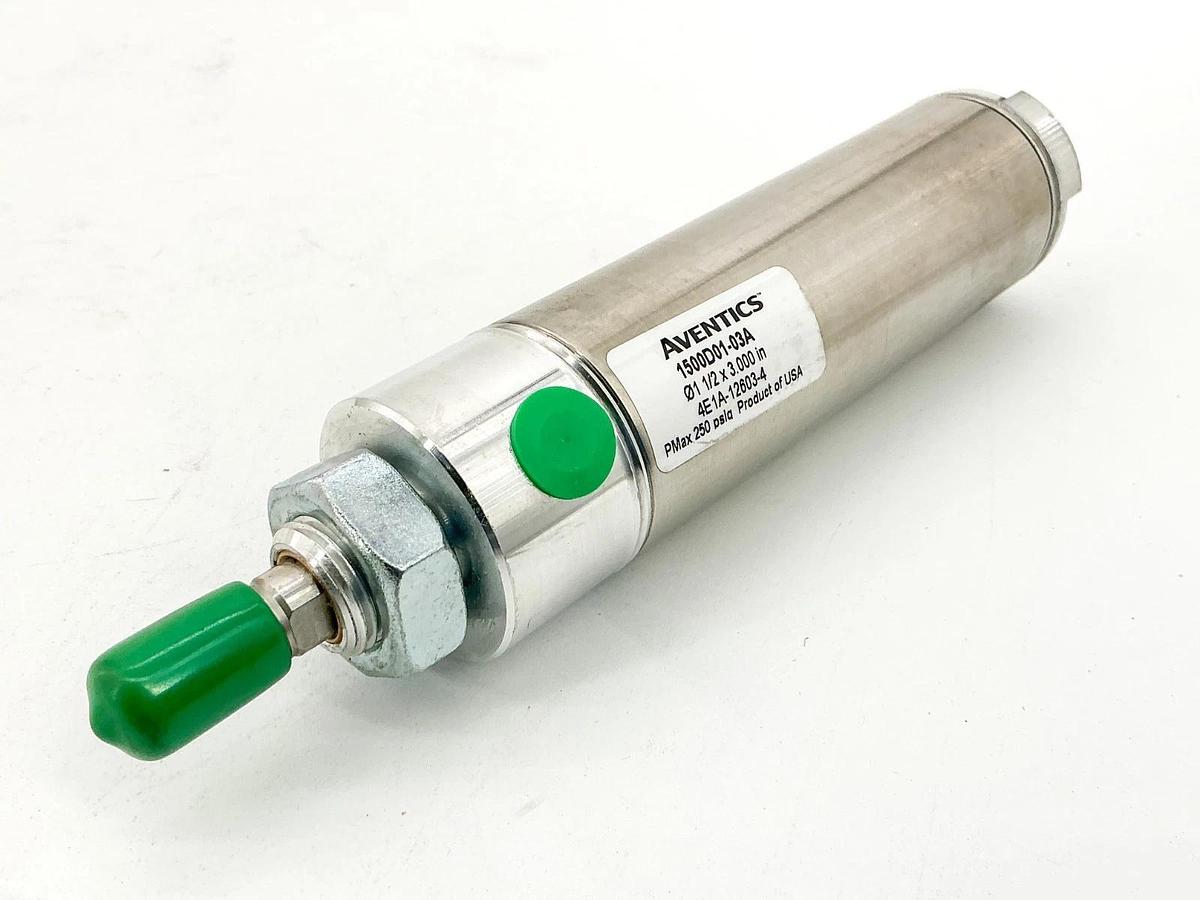 New Aventics 1500D01-03A Pneumatic Cylinder 1-1/2X3.00" 4E1A-12603-4 - No Box