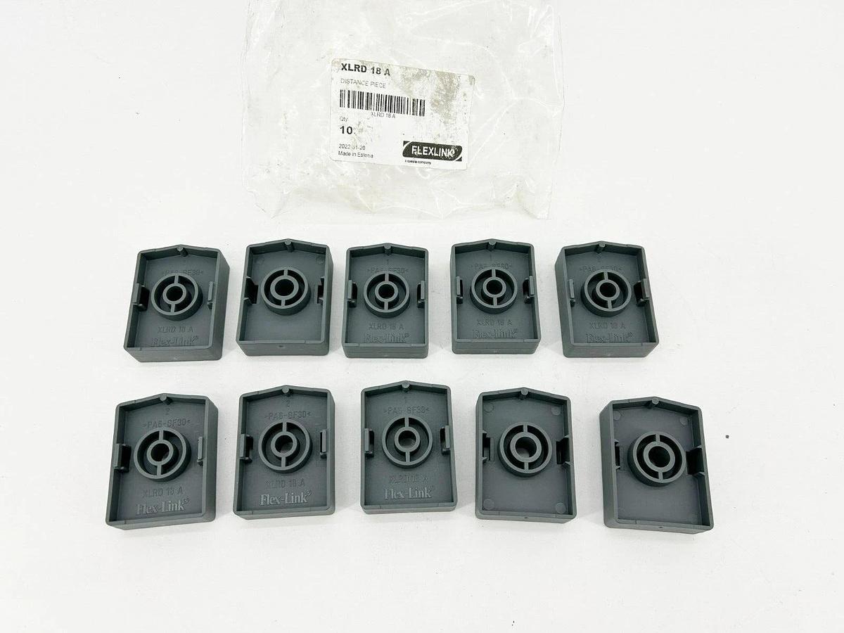 Lot of 10 New FlexLink XLRD 18 A Distance Pieces