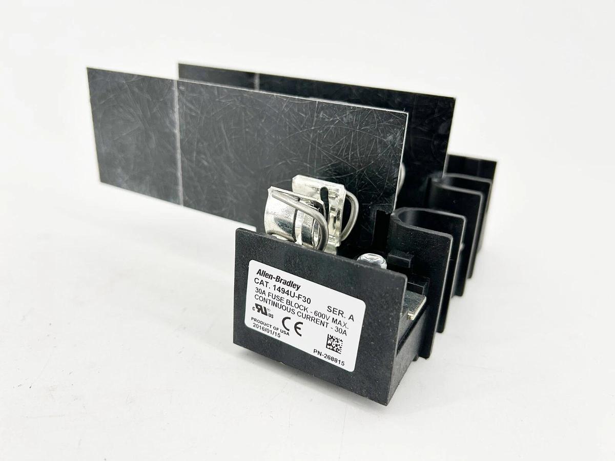 New Allen Bradley 1494U-F30 Trailer Fuse Block 149U Series 30A Mountable