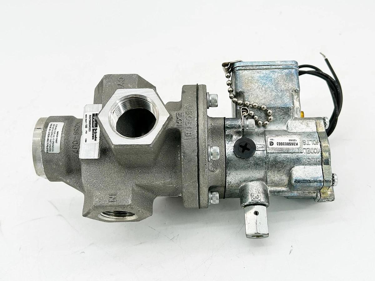 New Parker N3756804553 Valve 3-Way 150PSI 115V 1" Exhaust - No Box