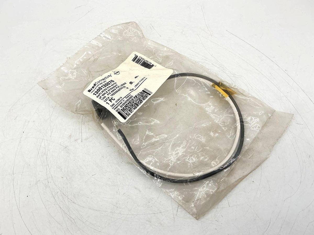 New Brad Connectivity 1R2006A20A120 Mini Cordset Male 2P 13A 600V 1300130076